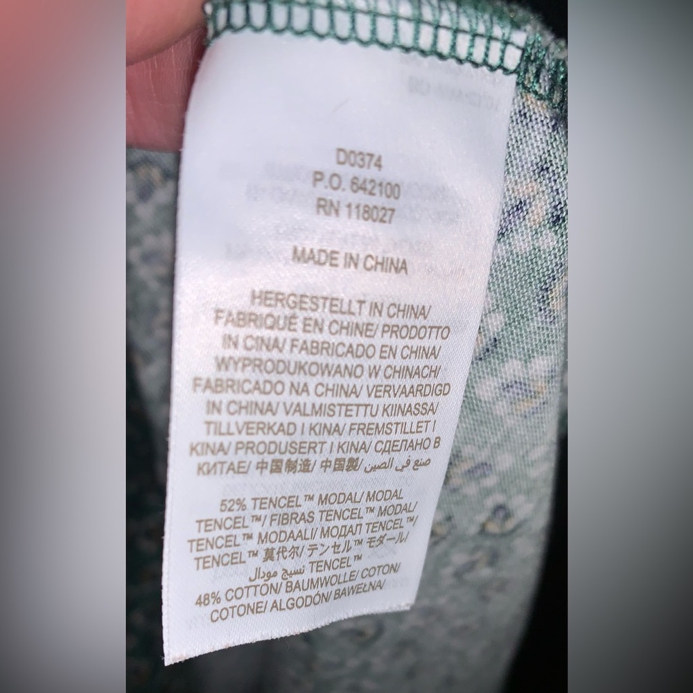 Boden Buttoned Jersey Midi Long Sleeve Dress with pockets green Women’s size 8 - Picture 7 of 11